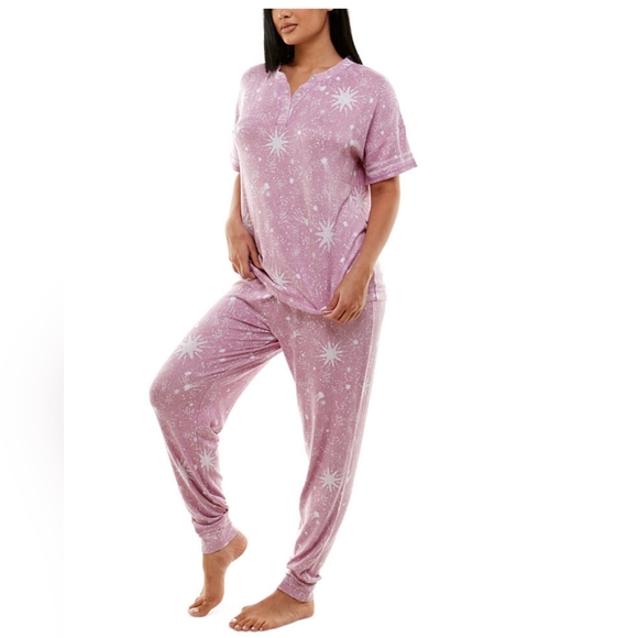 🛍️🆕🧸 ROUDELAIN| ULTRA SOFT 2-PIECE PAJAMA SET IN MAUVE MIST VARIOUS SI - Picture 9 of 14